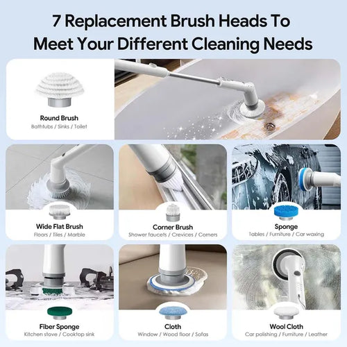Any Clean Max 7 Electric Spin Scrubber - in use